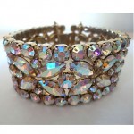 vintage sherman rhinestone bracelet