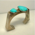 vintage sterling turquoise bracelet