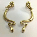 vintage tiffany paloma picasso 18k snake earrings