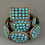 vintage turquoise concho belt