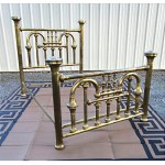 antique 1890s brass bed