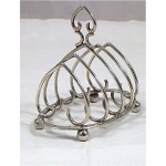 antique 1900 sterling george unite heart toast rack