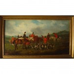 antique 19th century oil painting