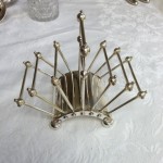 antique c. 1885 christopher dresser toast rack