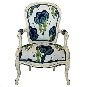 throne upholstery upcycled rococo arm chair
