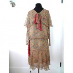 vintage 1920s jean patou silk chiffon dress