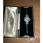 vintage 1920s platinum and diamond evening watch