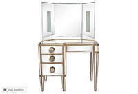 vintage 1940s mirrored dressing table