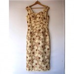 vintage 1950s alix of miami embroidered dress