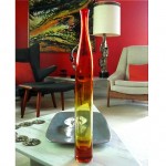 vintage 1960s joel philip myers blenko bottle vase z
