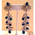 vintage 1968 christian dior rhinestone earrings