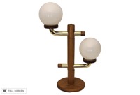 vintage 1970s danish modern table lamp