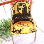 vintage 1970s john lennon painted tribute chair