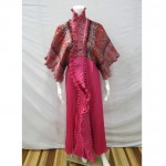 vintage 1970s zandra rhodes ruffled caftan z