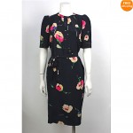 vintage 1980s chloe silk dress z