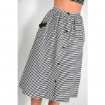 vintage 1980s ysl midi skirt z