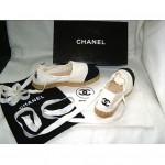 vintage 1990s chanel canvas espadrilles z