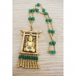 vintage askew buddha necklace