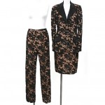 vintage bill blass lace suit set z