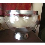 vintage dorothy thorpe sterling silver punch bowl z