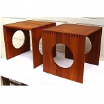 vintage jens quistgaard for nissan denmark teak nesting cube tables