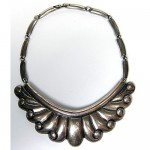 vintage los castillo sterling choker necklace