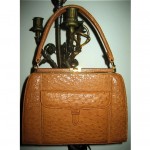 vintage lucille de paris ostrich handbag z