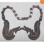 vintage mexican sterling silver dragon necklace z