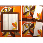 vintage mid-century pucci napkin placemat sets z