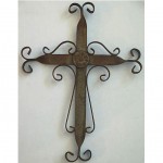 vintage primitive iron cross