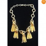 vintage schiaparelli tassel necklace