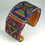 vintage southwestern handmade beaded bracelet