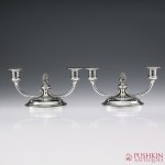 vintage tiffany solid silver candelabra z