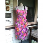 vintage tori richard waltah clarke hawaiian sarong dress z