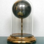 vintage unique german dome globe table clock