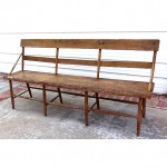 antique 1830 new england meetinghouse bench z