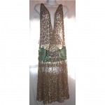 vinatge 1920s lace flapper dress