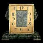 vintage 1920s french bronze and marble mantel clock z