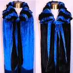 vintage 1920s reversible silk velvet opera cape z