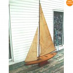 vintage 1938 staten island model pond sailboat z