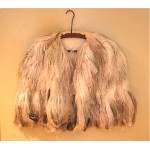 vintage 1950s ostrich feather cape z