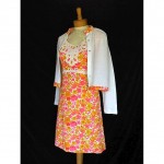 vintage 1960s lilly pulitzer dress with sweater