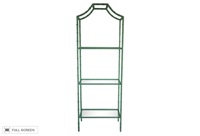 vintage 1960s metal bamboo motif etagere