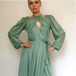 vintage 1970s frank usher evening dress z