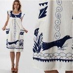 vintage 1970s mexican embroidered dress z