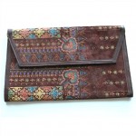 vintage 1970s roberto cavalli printed clutch