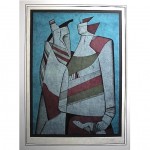 vintage 1976 signed mihail chemiakin lithograph print z