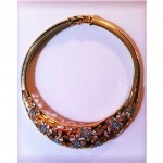 vintage 1980s givenchy star collar necklace
