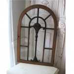 vintage architectural arched window wall decor