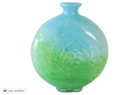 vintage art glass vase